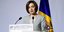 Η πρόεδρος της Μολδαβίας Μάγια Σάντου