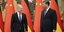 O πρόεδρος της Κίνας, Σι Τζινπίνγκ με τον Γερμανό καγκελάριο Όλαφ Σολτς