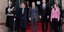 H Ολένα Ζελένσκαγια, ο Εμμάνουελ Μακρόν, ο πρωθυπουργός της Ουκρανίας Ντένις Σμίχαλ και η γαλλίδα ΥΠΕΞ, Κατρίν Κολονά
