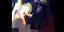 Η Κατερίνα Στανίση τραγουδά και φιλά το χέρι του μητροπολίτη Πειραιώς Σεραφείμ
