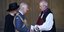 Ο βασιλιάς Κάρολος με τον αρχιεπίσκοπο του Καντέρμπουρι, Τζάστιν Γουέλμπι 