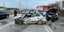 Τροχαίο ατύχημα έξω απο την Λάρισα/ Φωτογραφία onlarissa.gr