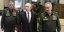 Ο Ρώσος πρόεδρος Πούτιν με τον ΥΠ ΑΜ Σοϊγκού και τον στρατηγό Γκερασίμοφ