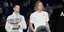 Νόβακ Τζόκοβιτς και Στέφανος Τσιτσιπάς στην απονομή του Australian Open