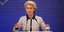 Η πρόεδρος της ΕΕ, Ούρσουλα Φον ντερ Λάιεν, σε δηλώσεις της στο Κίεβο 