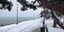 Πυκνό χιόνι στον Βόλο από την κακοκαιρία «Μπάρμπαρα»