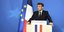 Ο πρόεδρος της Γαλλίας Εμανουέλ Μακρόν σε συνέντευξη Τύπου μετά την Σύνοδο Κορυφής των ευρωπαίων ηγετών 