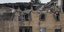 Kτίριο στην περιφέρεια του Κιέβου που επλήγη από τους ρωσικούς βομβαρδισμούς