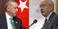 Ο πρόεδρος της Τουρκίας, Ρετζέπ Ταγίπ Ερντογάν και ο προεδρικός υποψήφιος της εξακομματικής συμμαχίας της αντιπολίτευσης, Κεμάλ Κιλιτσντάρογλου