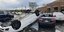 Αυτοκίνητο αναποδογυρισμένο μετά το φονικό χτύπημα στο Αρκάνσας