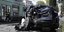 Το αυτοκίνητο του Ιμόμπιλε μετά τη σύγκρουση με τραμ
