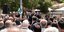 O πρόεδρος του ΠΑΣΟΚ-ΚΙΝΑΛ, Νίκος Ανδρουλάκης, σε ομιλία του στην πλατεία της Νέας Σμύρνης