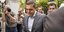 Ο πρόεδρος του ΣΥΡΙΖΑ  Αλέξης Τσίπρας έξω από το Προεδρικό Μέγαρο