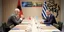Κυριάκος Μητσοτάκης και Έντι Ράμα κατά την σημερινή συνάντηση στο περιθώριο της Συνόδου του ΝΑΤΟ στο Βίλνιους / Φωτογραφία: ΔΗΜΗΤΡΗΣ ΠΑΠΑΜΗΤΣΟΣ/ΓΡΑΦΕΙΟ ΤΥΠΟΥ ΠΡΩΘΥΠΟΥΡΓΟΥ/EUROKINISSI