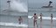 Η στιγμή που το αεροσκάφος τουμπάρει μετά τη συντριβή του κοντά σε παραλία του Νιου Χάμσαϊρ 