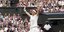 Η Ονς Ζαμπέρ πανηγυρίζει την πρόκριση στον τελικό του Wimbledon