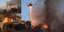 Μάχη σπίτι-σπίτι δίνουν οι πυροσβέστες στη Σαρωνίδα 