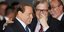 Ο Ιταλός υφυπουργός Βιτόριο Σγκάρμπι με τον πρώην πρωθυπουργό Σίλβιο Μπερλουσκόνι