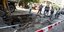 Πυρετώδεις εργασίες για την αποκατάσταση του αγωγού της ΕΥΔΑΠ που έσπασε και πλημμύρισε την Ερμού στη Θεσσαλονικη 