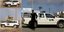 Αριστερά εικόνες από την επίθεση Τουρκοκυπρίων σε άνδρες του ΟΗΕ, δεξιά φωτογραφία αρχείου του AP με άνδρα του ΟΗΕ στην Κύπρο