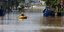 Πλημμυρισμένος δρόμος στη συνοικία Ιπποκράτης στη Λάρισα-Φωτογραφία: ΚΥΔΩΝΑΣ ΓΙΩΡΓΟΣ/Ιntime News