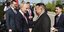 Ο Ρώσος πρόεδρος Βλάντιμιρ Πούτιν (αριστερά) και ο ηγέτης της Β.Κορέας Κιμ Γιονγκ-Ουν (δεξιά) στη Ρωσία