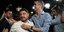 Νίκος Χαραλιάς και Κώστας Μπακογιάννης πανηγυρίζουν τη νίκη της ΝΔ στις Αυτοδιοικητικές Εκλογές 2023
