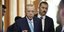 O Ρετζέπ Ταγίπ Ερντογάν μιλάει υπό το βλέμμα σωματοφύλακά του