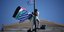 Παλαιστίνιος κατεβάζει την ελληνική σημαία στο Σύνταγμα