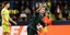 Ο Αϊτόρ πανηγυρίζει γκολ του Παναθηναϊκού στην έδρα της Βιγιαρεάλ για την 5η αγωνιστική των ομίλων του Europa League