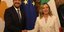 Ο πρόεδρος της Κύπρου Ν. Χριστοδουλίδης με την πρωθυπουργό της Ιταλίας Τζόρτζια Μελόνι