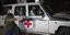 Όχημα του Ερυθρού Σταυρού στη Γάζα 