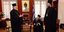 Ο Αρχιεπίσκοπος Αμερικής Ελπιδοφόρος με το νέο Μητροπολίτης Θεσσαλονίκης Φιλόθεο και τον πρώην Μητροπολίτη Άνθιμο 