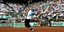 Ο Ράφαελ Ναδάλ στον τελικό του 2007 στο Roland Garros, κόντρα στον Ρότζερ Φέντερερ