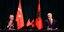 Ράμα και Ερντογάν μπροστά από τις σημαίες των κρατών τους