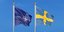 Οι σημαίες του ΝΑΤΟ και της Σουηδίας