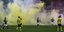 Χαμός από καπνογόνα στο ματς Σεντ Ζιλουάζ - Φενερμπαχτσέ στο Βέλγιο