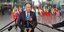O Γιώργος Γεραπετρίτης, κατά την άφιξή του στη 2η ημέρα των εργασιών της Συνόδου Υπουργών Εξωτερικών των κρατών-μελών του ΝΑΤΟ