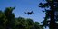 Drone της Πυροσβεστικής στον Υμηττό 