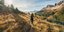 Hiker on a mountain