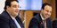 Οι υπουργοί Εσωτερικών Θοδωρής Λιβάνιος και Ψηφιακής Διακυβέρνησης, Δημήτρης Παπαστεργίου