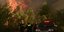 Firefighters Battle Massive Wildfire in Northeastern Attica