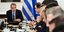 Ο Κυριάκος Μητσοτάκης στο υπουργικό συμβούλιο 