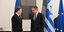 Ο Κυριάκος Μητσοτάκης με τον Μολδαβό πρωθυπουργό Ντορίν Ρετσεάν