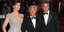 Η Τζούλια Ρόμπερτς με τον Giorgio Armani και τον Τζορτζ Κλούνεϊ στο Met Gala της Νέας Υόρκης (2008)./Getty Images