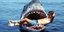 Ο Στίβεν Σπίλμπεργκ και ο καρχαρίας στο Jaws 