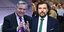 Ο πρώην υπουργός του ΠΑΣΟΚ Χάρης Καστανίδης και ο βουλευτής Κιλκίς του ΠΑΣΟΚ Πέτρος Παππάς