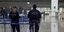 Police officers at Athens International Airport 