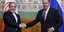 Ο Σεργκέι Λαβρόφ (δεξιά) και ο Αμπάς Αραγτσί (αριστερά) 
