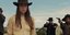 Η Ολίβια Γουάιλντ στα γυρίσματα του «Cowboys & Aliens»